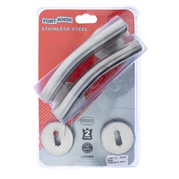 M9C40 - 2 Lever Lockset Pike ST/ST Rose -M9C40_IP_b_T